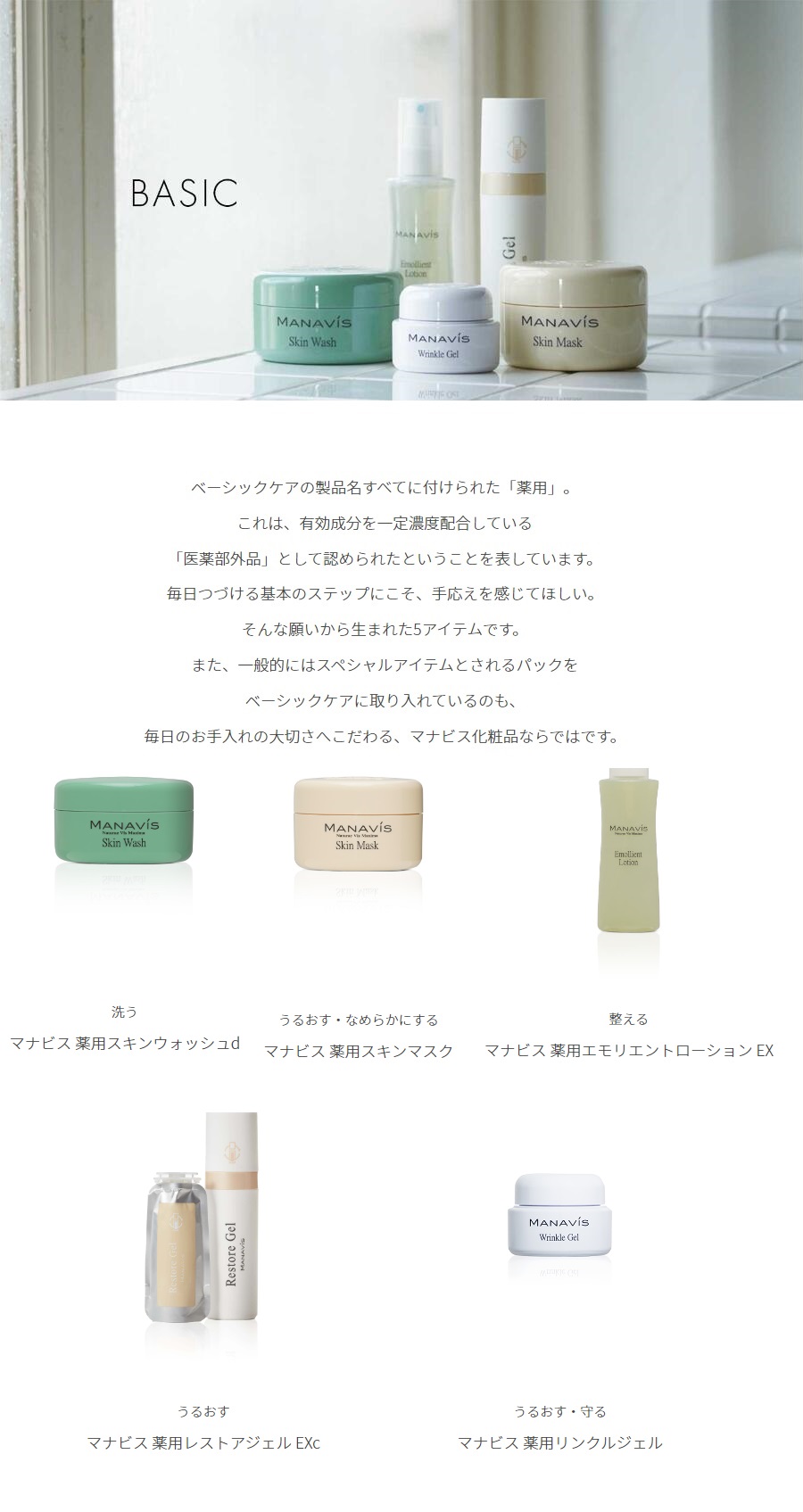 BASIC Basic care for healthy skin